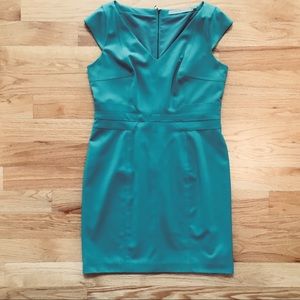 Sleeveless Teal Dress
